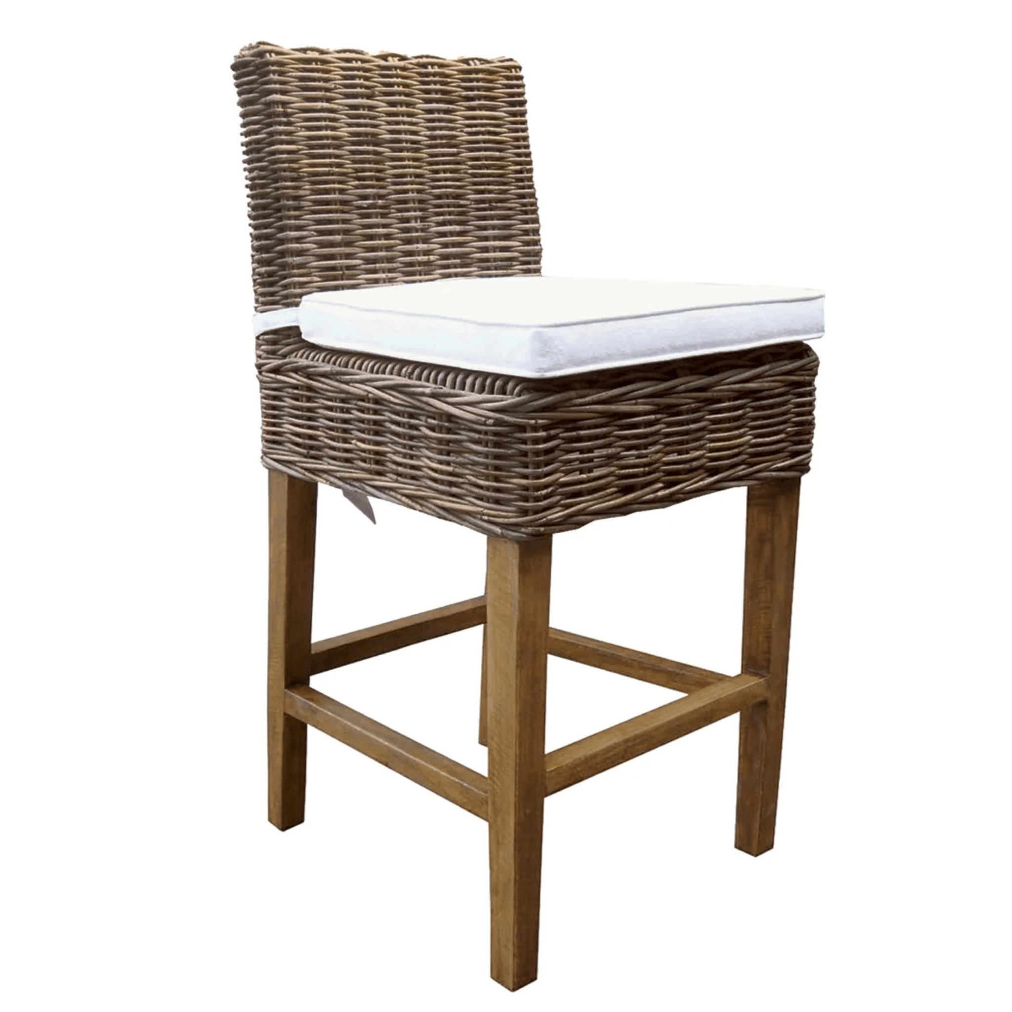 Balos Bay Kubu Rattan Counter Stool - Our Boat House