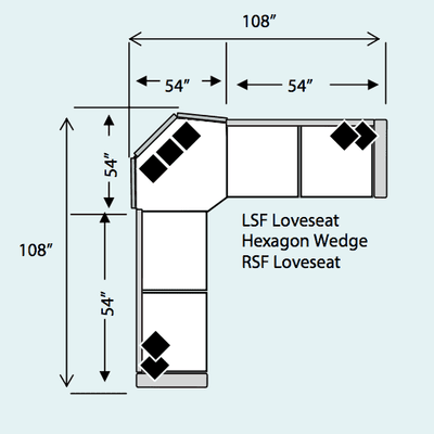 Bar Harbor II Sectional 108