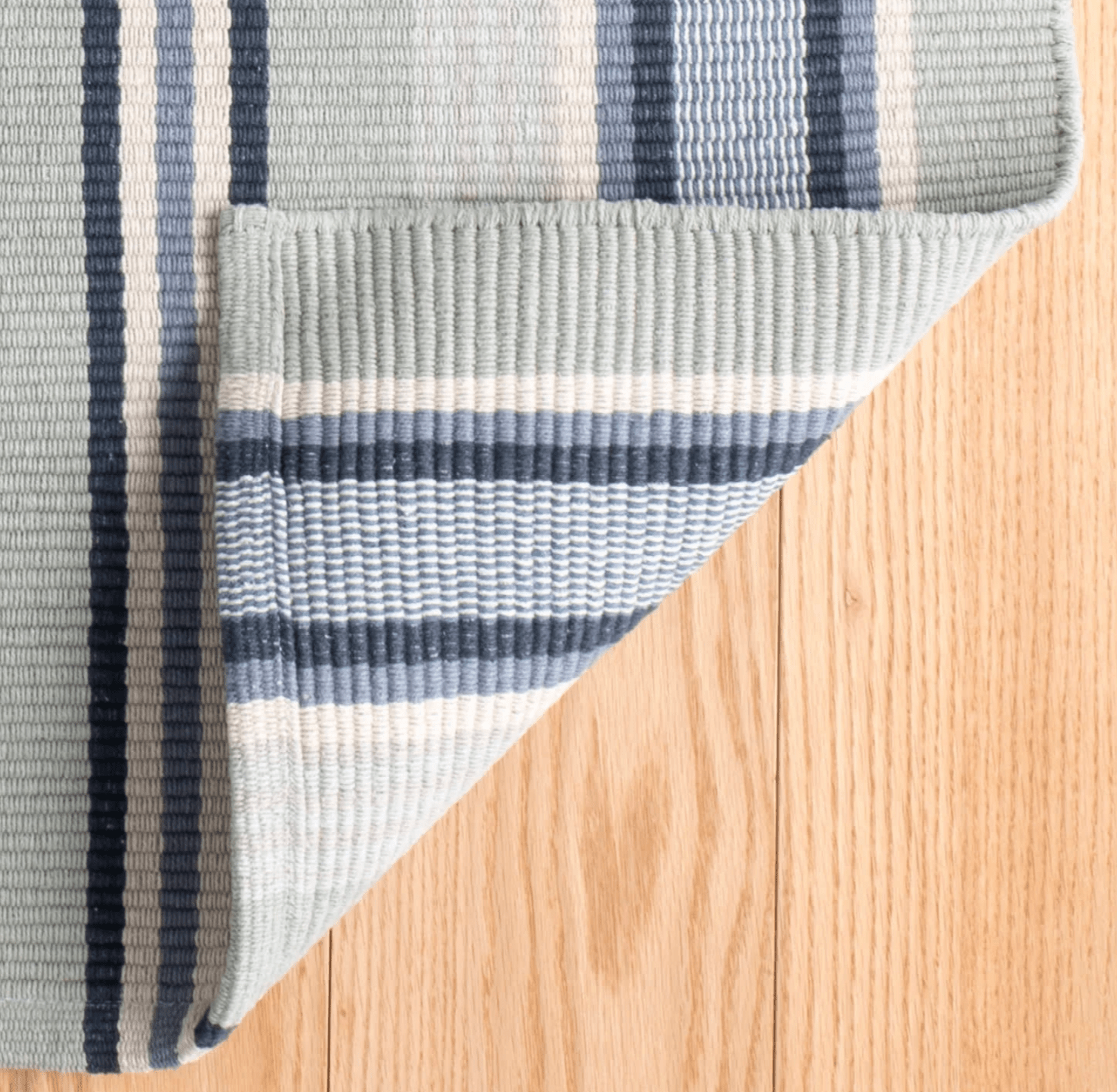 Barbados Stripe Woven Cotton Rug - Our Boat House