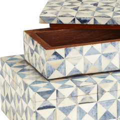 Bardot Indigo & White Mosaic Box Set - Our Boat House