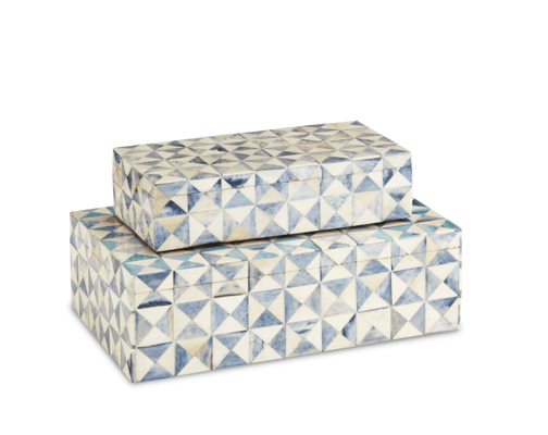 Bardot Indigo & White Mosaic Box Set - Our Boat House