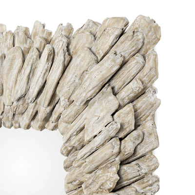 Beached Whitewash Rectangular Mirror - Our Boat House