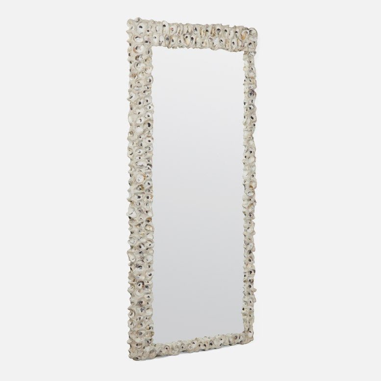 Bedford Rectangular Oyster Shell Mirror - Three Sizes - Our Boat House