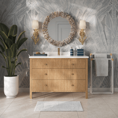 Bedford Round Oyster Shell Mirror - Our Boat House