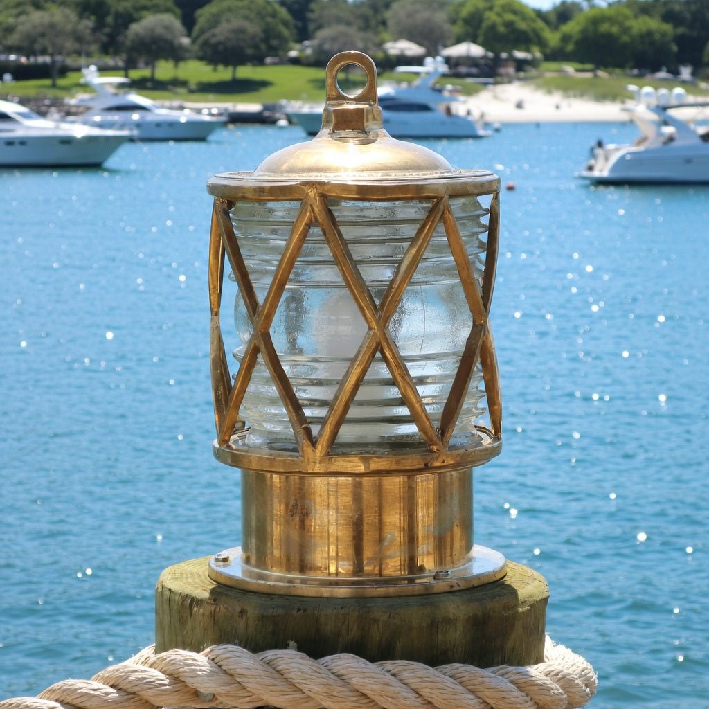 Belfast Brass Piling/Dock Light - Our Boat House