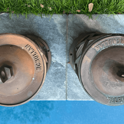 Belfast Brass Piling/Dock Light - Weathered as is - 3 available - Our Boat House