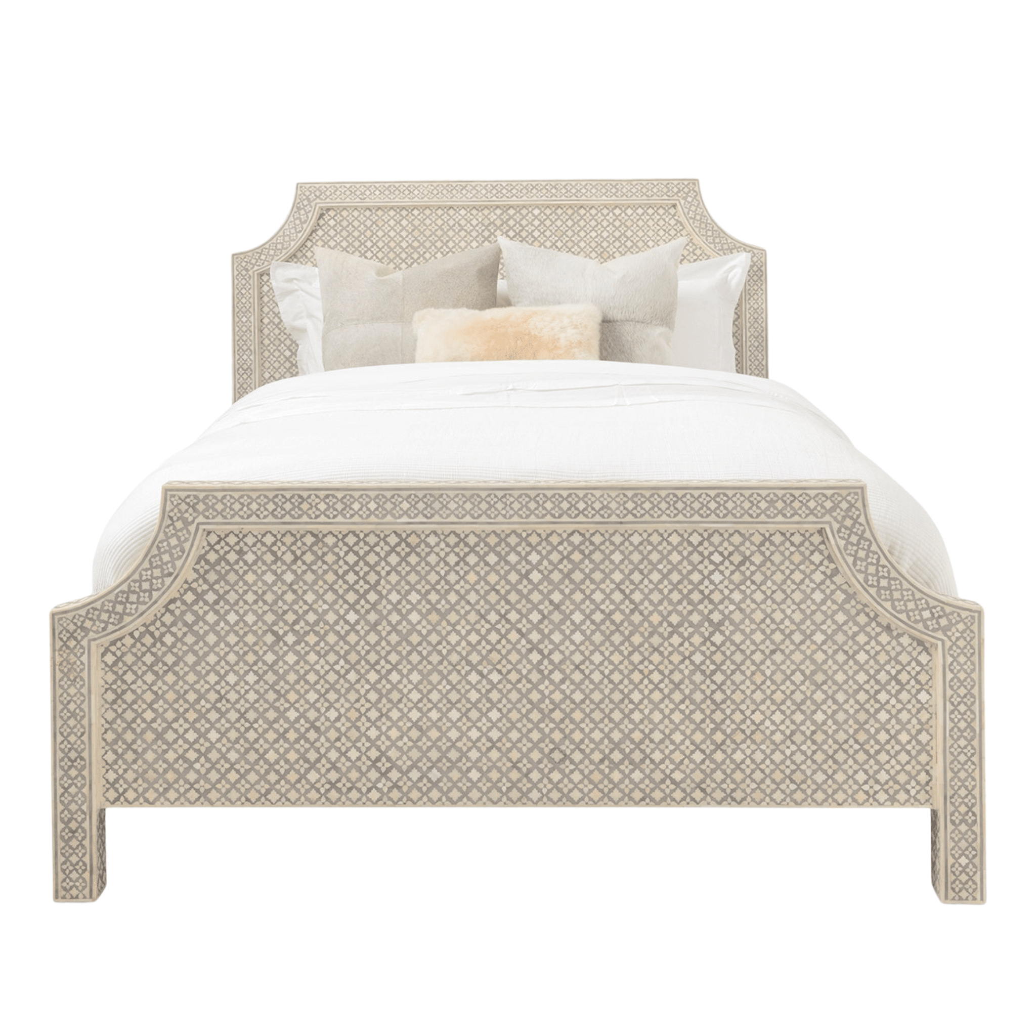 Belize Bone Inlay Bed - Our Boat House