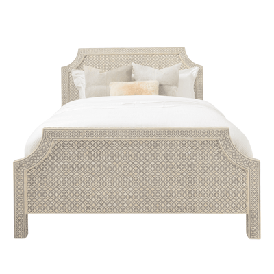 Belize Bone Inlay Bed - Our Boat House