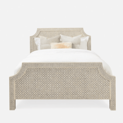 Belize Bone Inlay Bed - Our Boat House