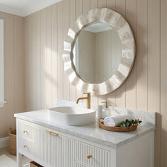 Bella Kabibe Shell Mirror - Two Sizes - Our Boat House
