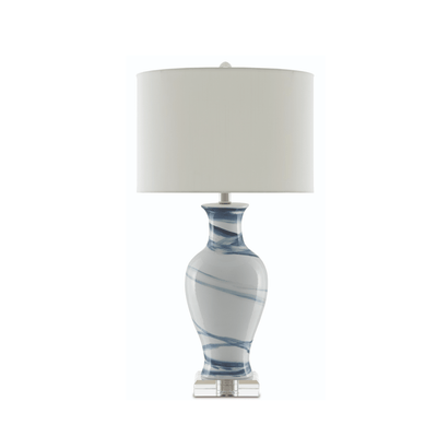 Bellport Navy & White Table Lamp - Our Boat House
