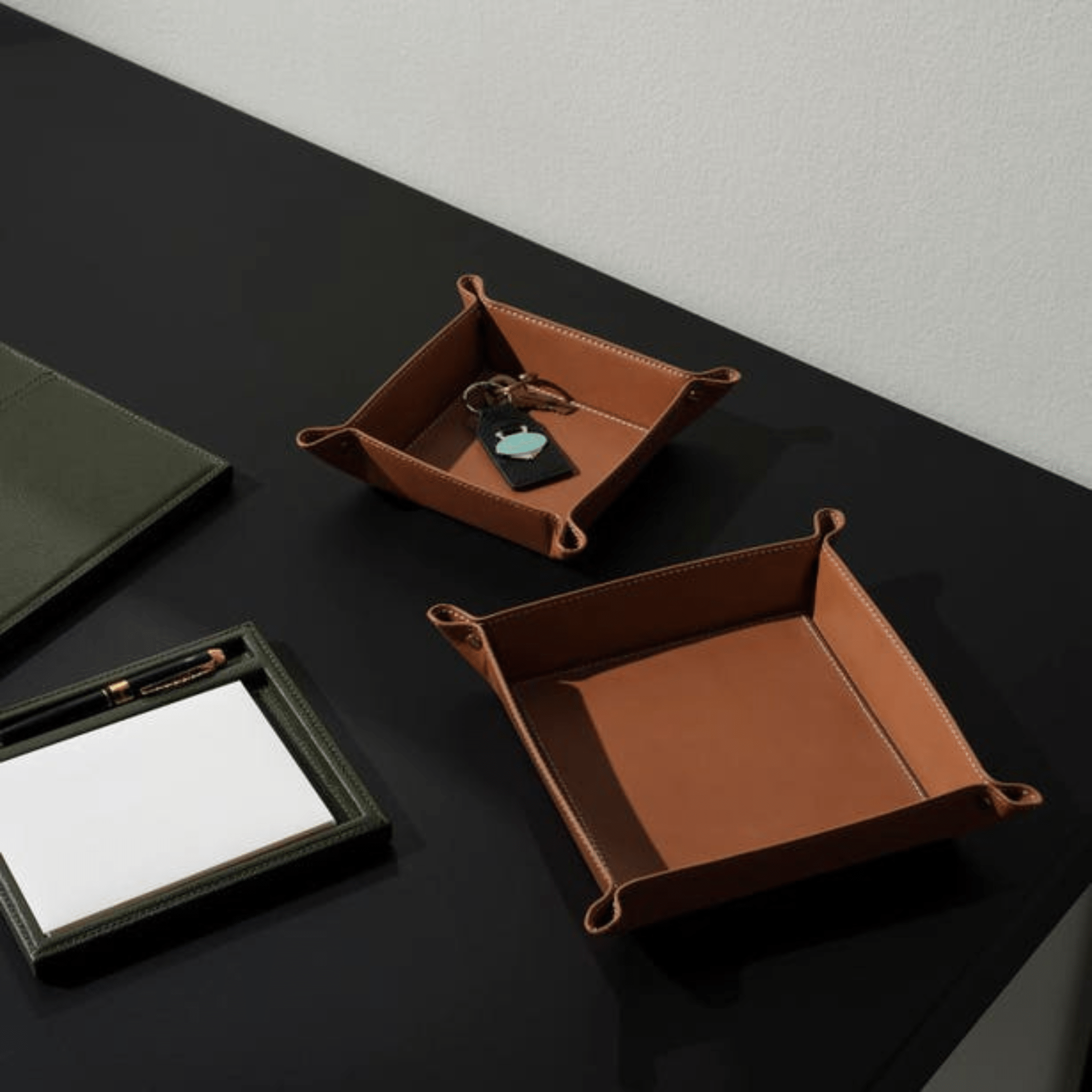 Belmont Catch All Tray Set - Two Colors - Our Boat House