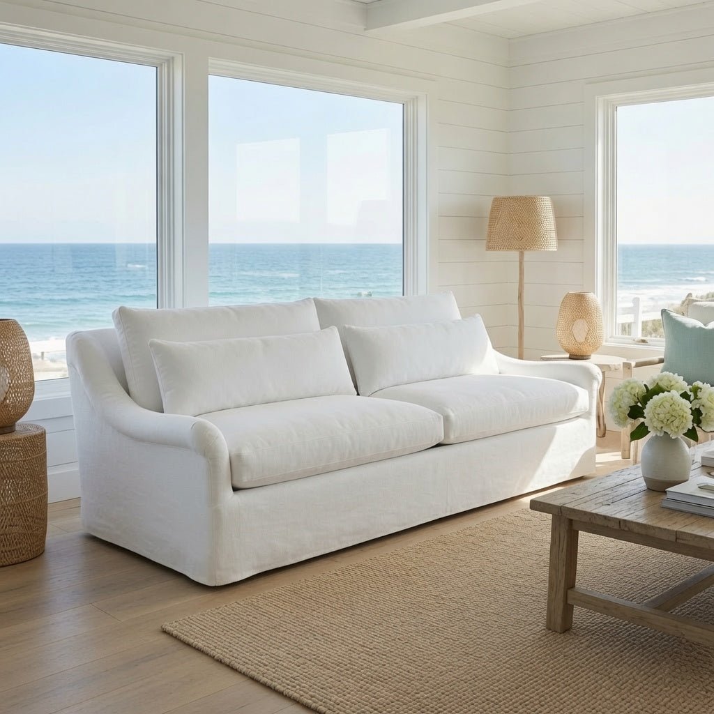 Bermuda Slipcovered Sofa - Our Boat House