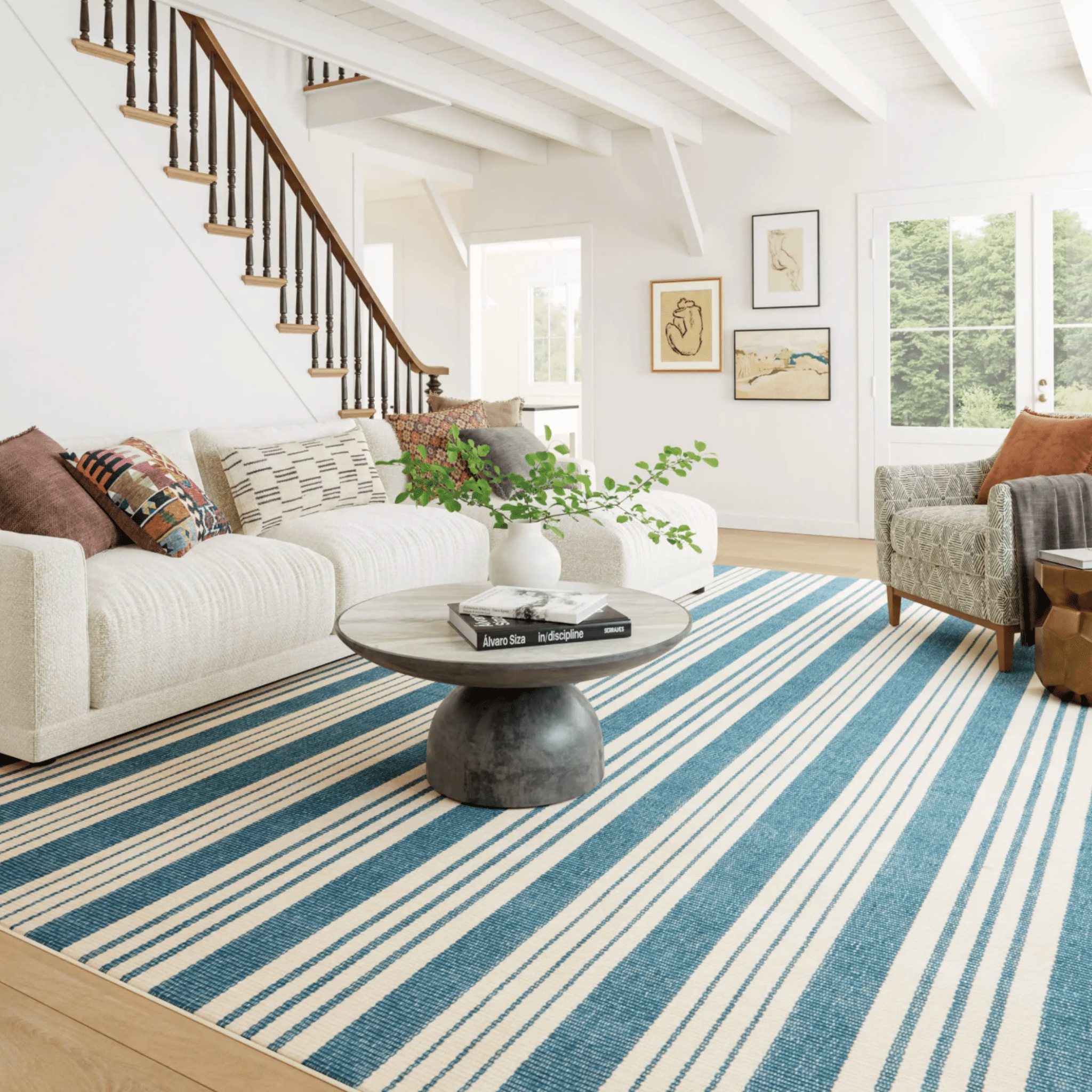 Birmingham Machine Washable Rug - coastal inspired home furnishing lifestyle