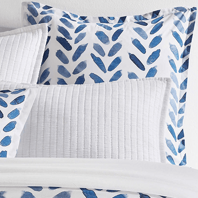 Blue Brush Sham - Our Boat House