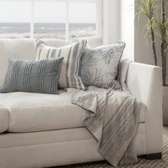 Blue Lagoon Translucent Coral Pillows - s/2 - Our Boat House