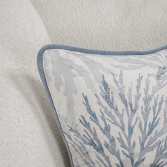 Blue Lagoon Translucent Coral Pillows - s/2 - Our Boat House
