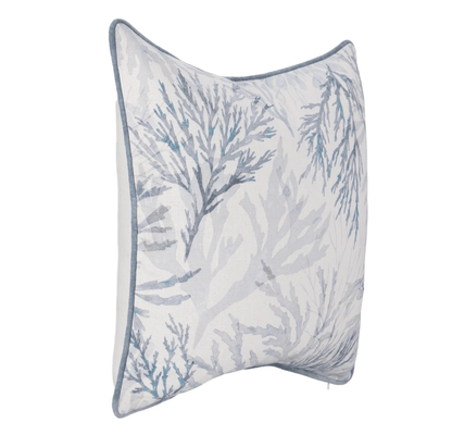 Blue Lagoon Translucent Coral Pillows - s/2 - Our Boat House