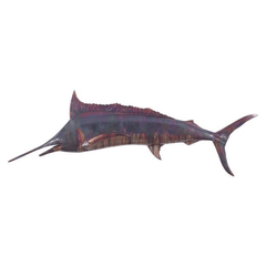 Blue Marlin Wall Sculpture - Three Finishes - Our Boat House