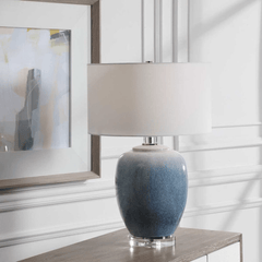 Blue Waters Table Lamp - Our Boat House