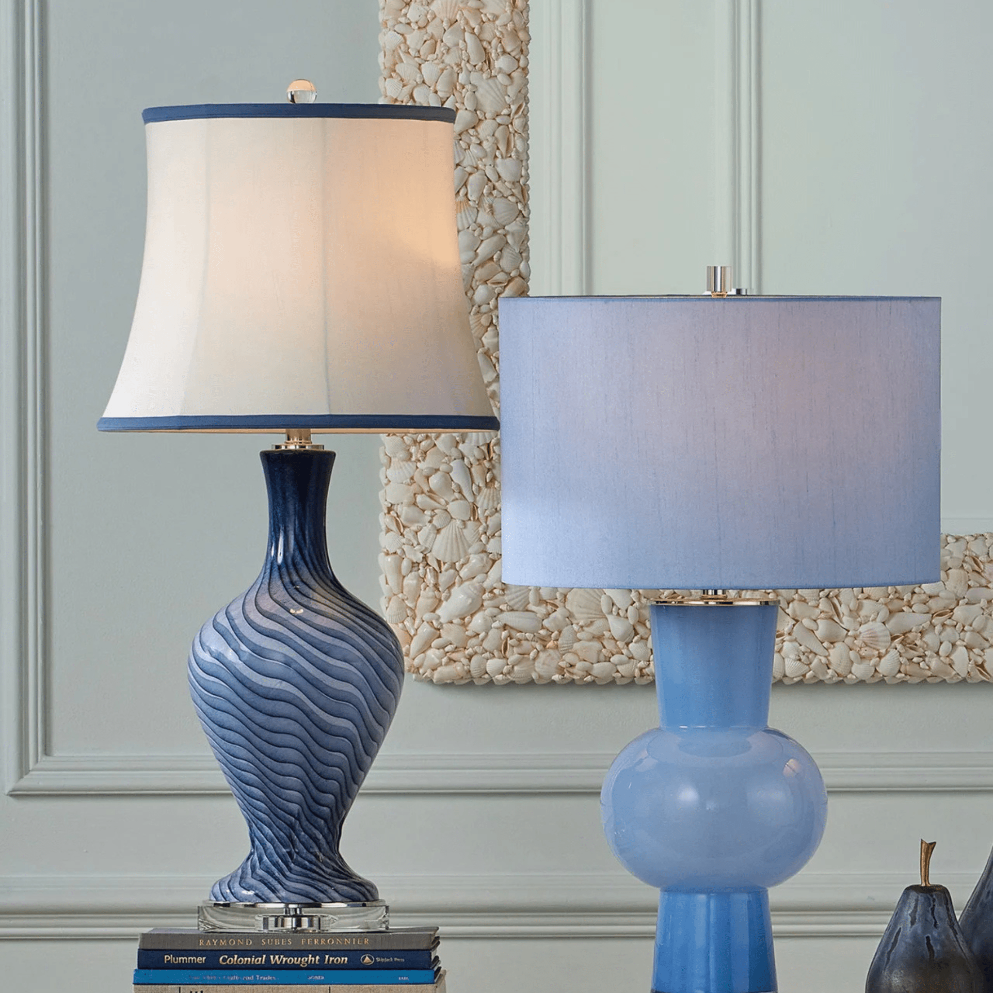 Blue Waves Table Lamp - coastal inspired home furnishing lifestyle
