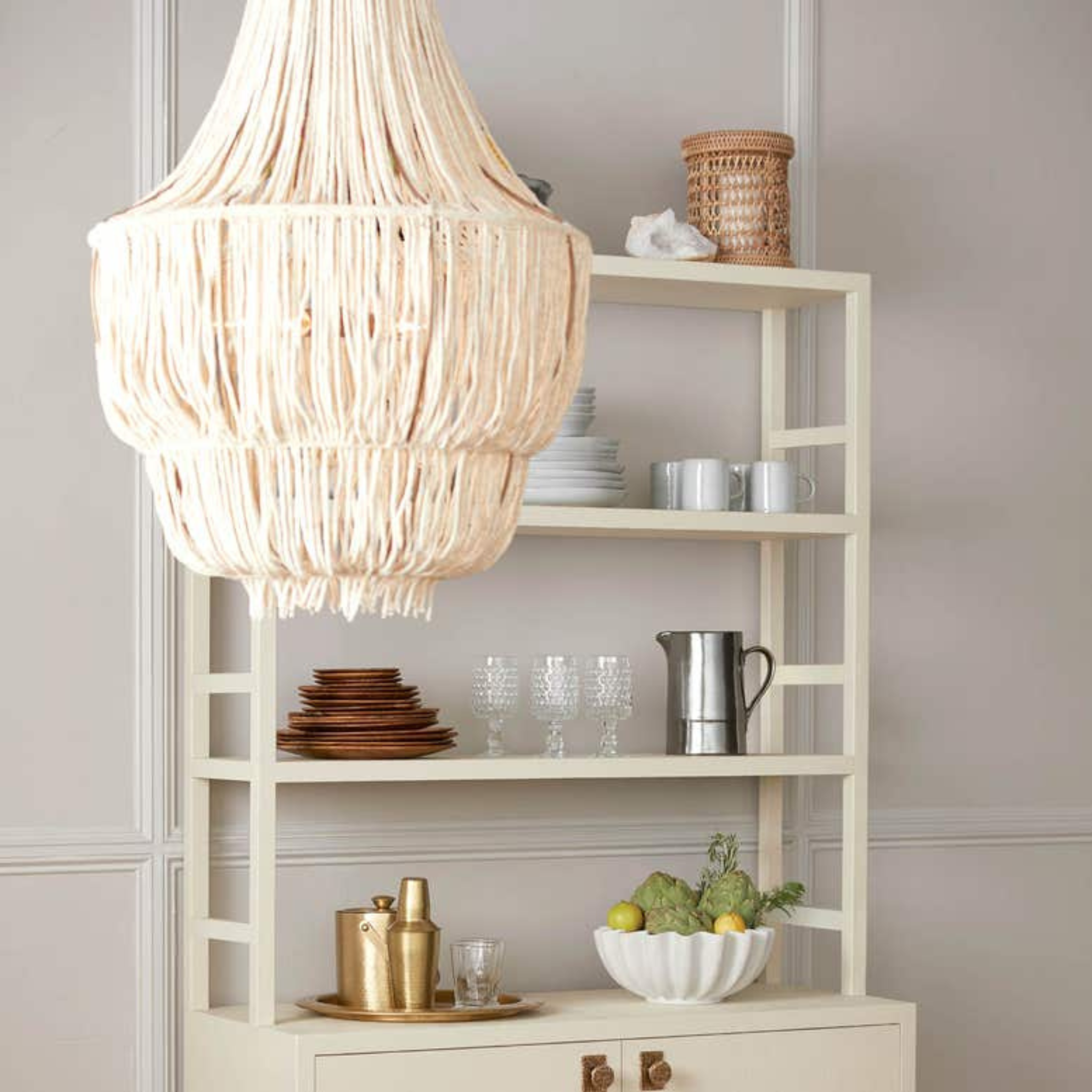 Bondi Beach Coco Bead Chandelier - coastal inspired home furnishing lifestyle