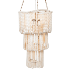 Bora Bora Coco Bead Chandelier - Our Boat House