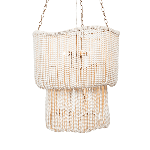 Bora Bora Coco Bead Chandelier - Our Boat House
