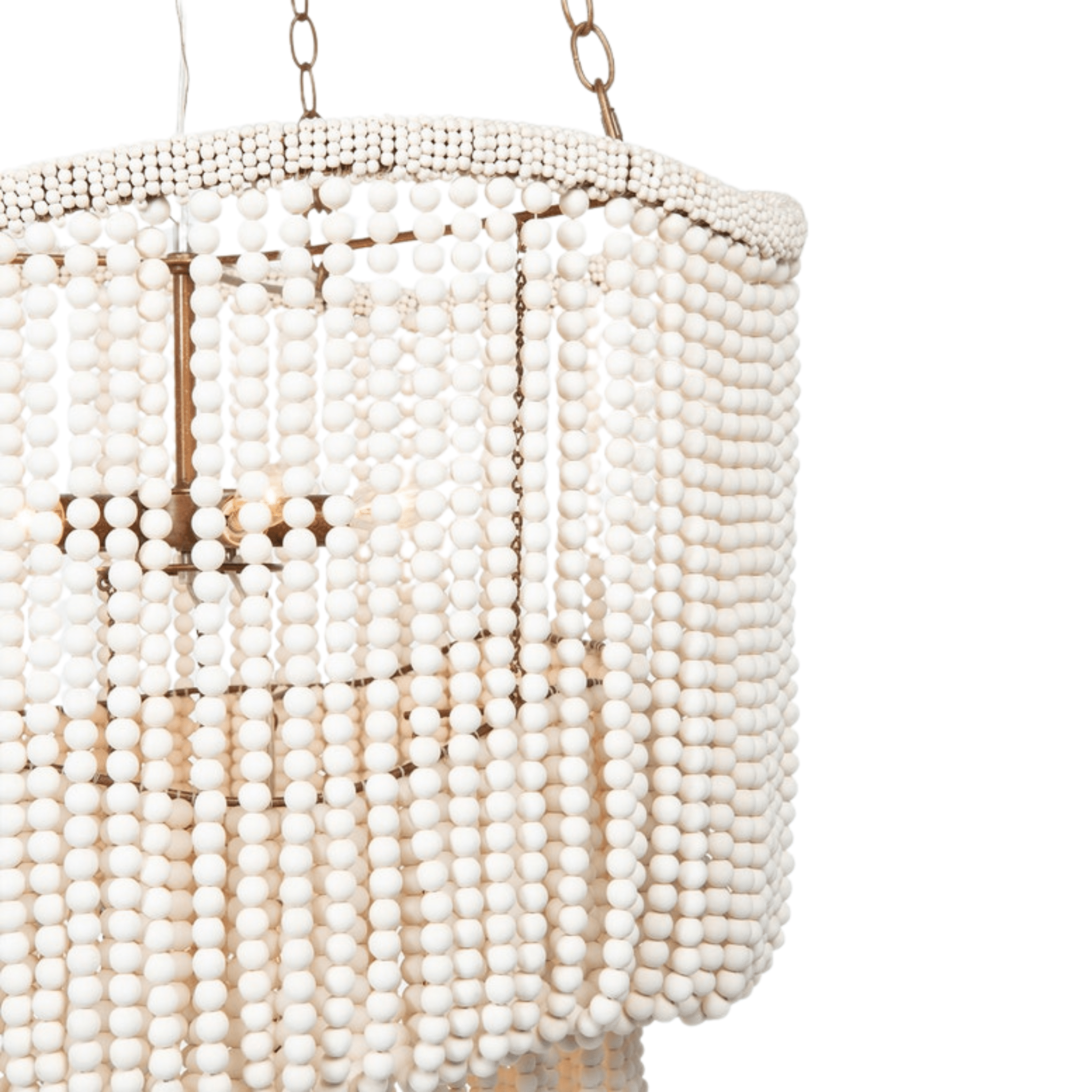 Bora Bora Coco Bead Chandelier - Our Boat House