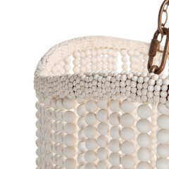 Bora Bora Coco Bead Chandelier - Our Boat House