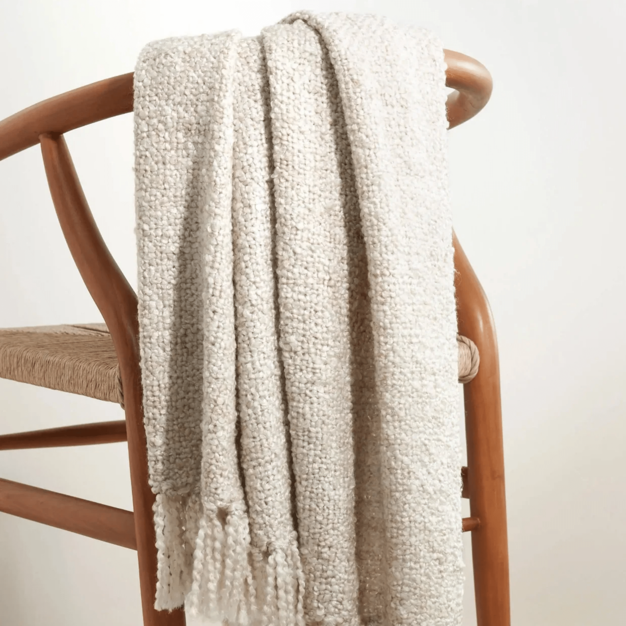 Boucle Throw - Three Colors - Our Boat House