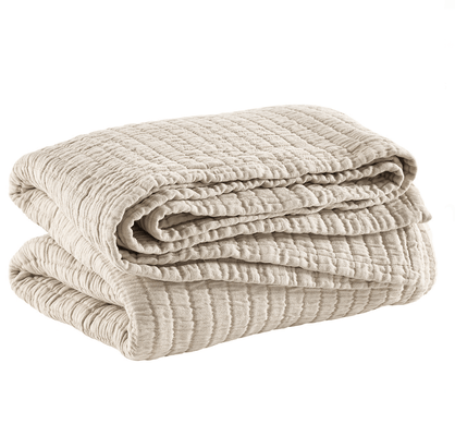 Boyfriend Matelasse Coverlet - Sand - Our Boat House