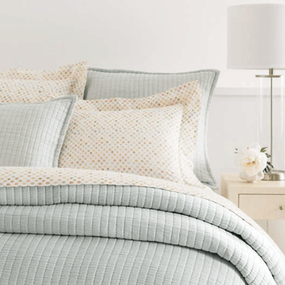 Boyfriend Matelasse Coverlet - Sky - Our Boat House