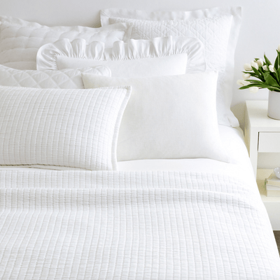 Boyfriend Matelasse Coverlet - White - Our Boat House