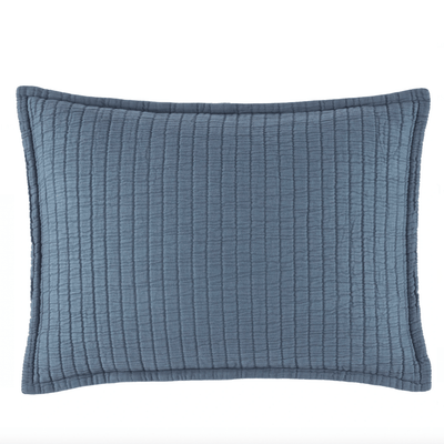 Boyfriend Matelasse Sham - Ink - Our Boat House