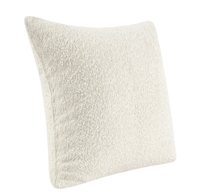 Bradenton Boucle Ivory Throw Pillows - s/2 - Our Boat House