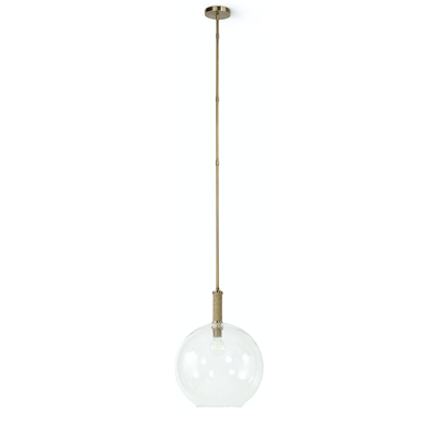 Branton Brass Globe Pendant - Large - Our Boat House