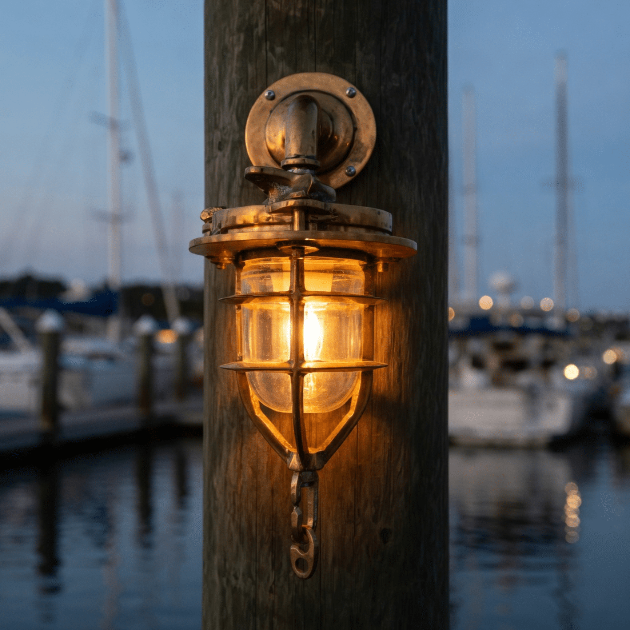 Brass Convoy Sconce Light - Our Boat House