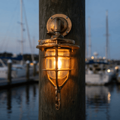 Brass Convoy Sconce Light - Our Boat House
