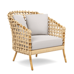 Brianna Rattan Accent Chair - Our Boat House