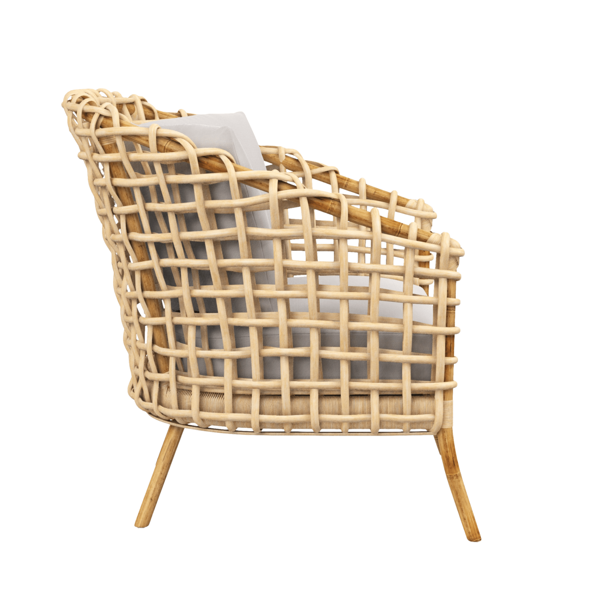 Brianna Rattan Accent Chair - Our Boat House