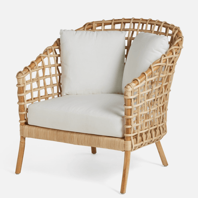 Brianna Rattan Accent Chair - Our Boat House