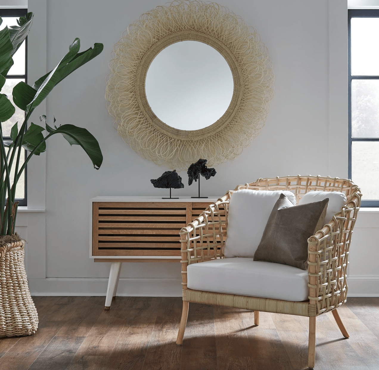 Brianna Rattan Accent Chair