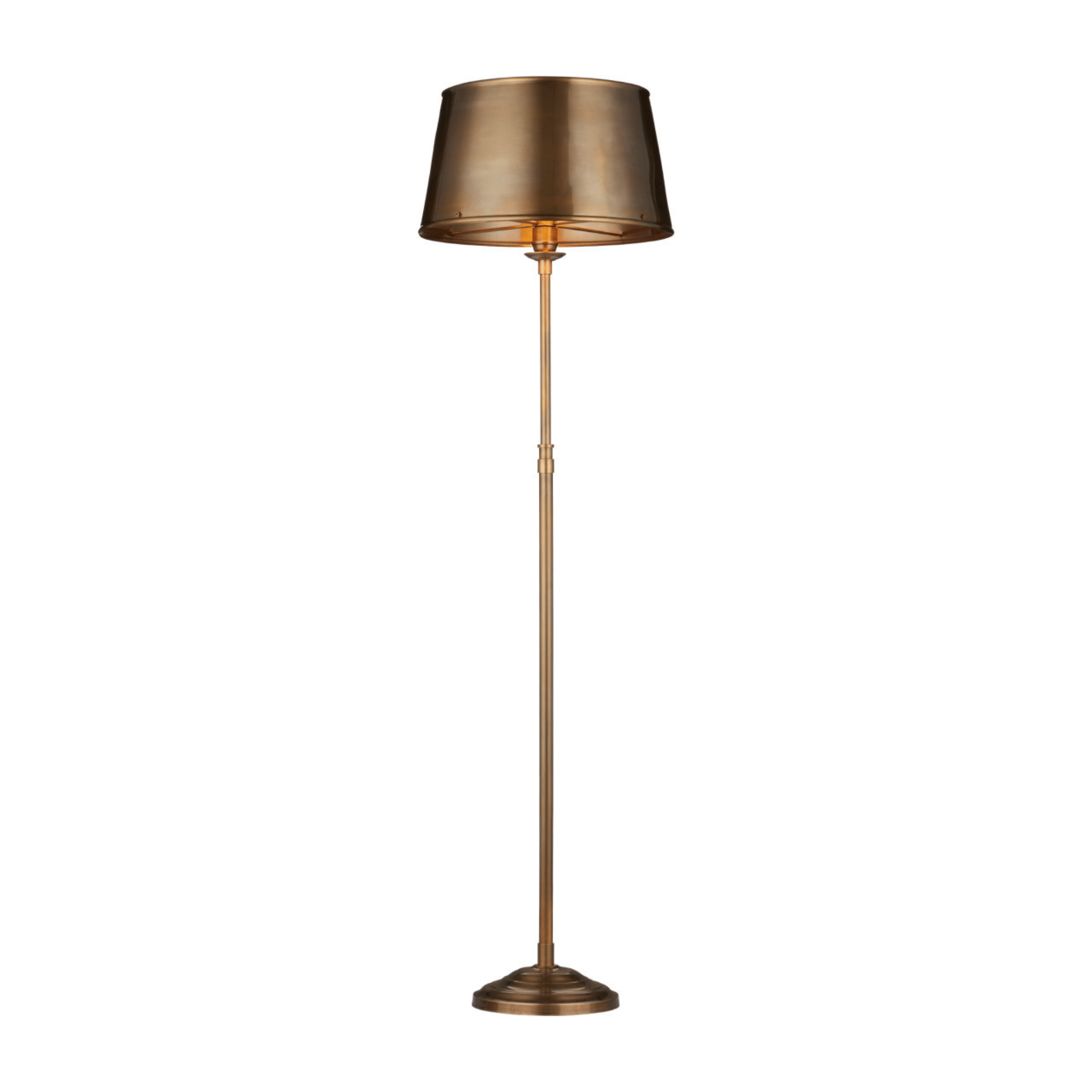 Brinehaven Brass Floor Lamp - Our Boat House