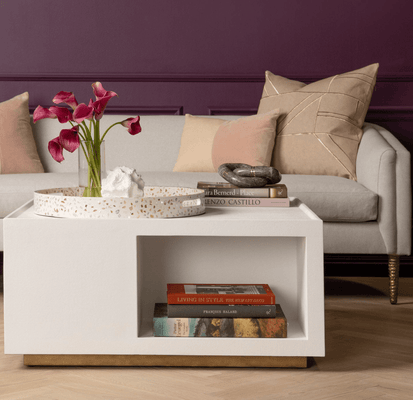 Brooklyn Cocktail Table - White - Our Boat House