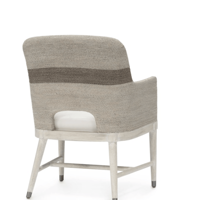 Brynn Rope Arm Chair - Fog White - Our Boat House