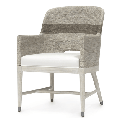 Brynn Rope Arm Chair - Fog White - Our Boat House