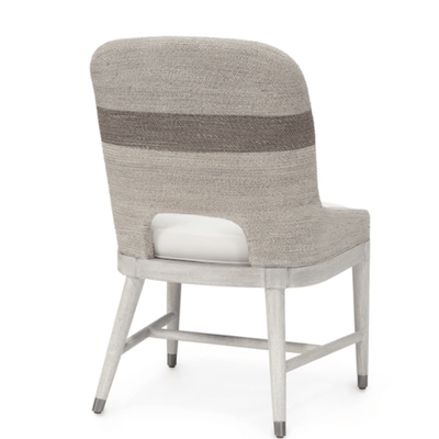 Brynn Rope Side Chair - Fog White - Our Boat House