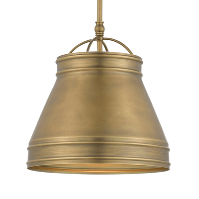 Cadley Island Pendant - Antique Brass - Our Boat House