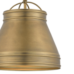 Cadley Island Pendant - Antique Brass - Our Boat House